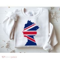 Queen Elizabeth Platinum Jubilee Celebration Queens 70th Anniversary Union Jack Sweatshirt thumb 2
