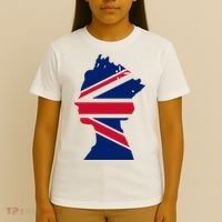 Queen Elizabeth Platinum Jubilee Celebration Queens 70th Anniversary Union Jack T-Shirt thumb 4