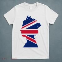 Queen Elizabeth Platinum Jubilee Celebration Queens 70th Anniversary Union Jack T-Shirt thumb 5