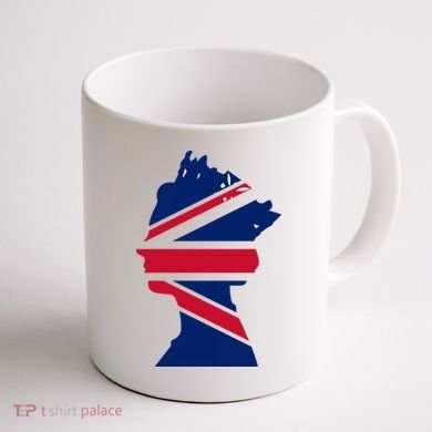 Queen Elizabeth Platinum Jubilee Celebration Queens 70th Anniversary Union Jack Coffee Mug back
