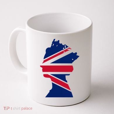 Queen Elizabeth Platinum Jubilee Celebration Queens 70th Anniversary Union Jack Coffee Mug