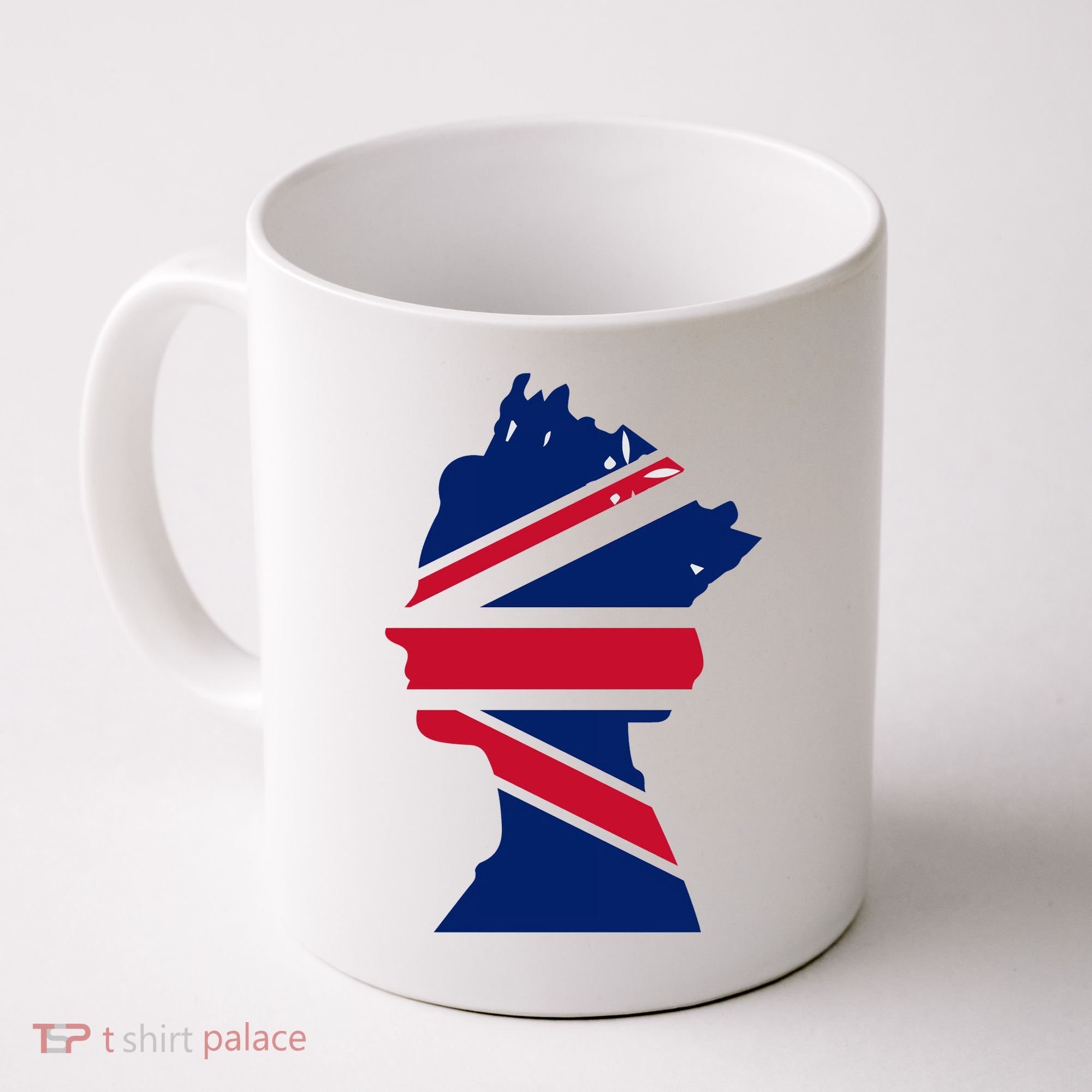 Queen Elizabeth Platinum Jubilee Celebration Queens 70th Anniversary Union Jack Coffee Mug