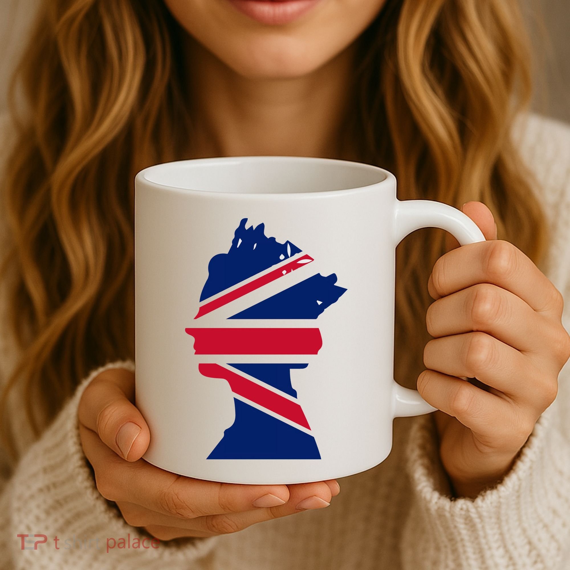 Queen Elizabeth Platinum Jubilee Celebration Queens 70th Anniversary Union Jack Coffee Mug