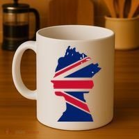 Queen Elizabeth Platinum Jubilee Celebration Queens 70th Anniversary Union Jack Coffee Mug thumb 4