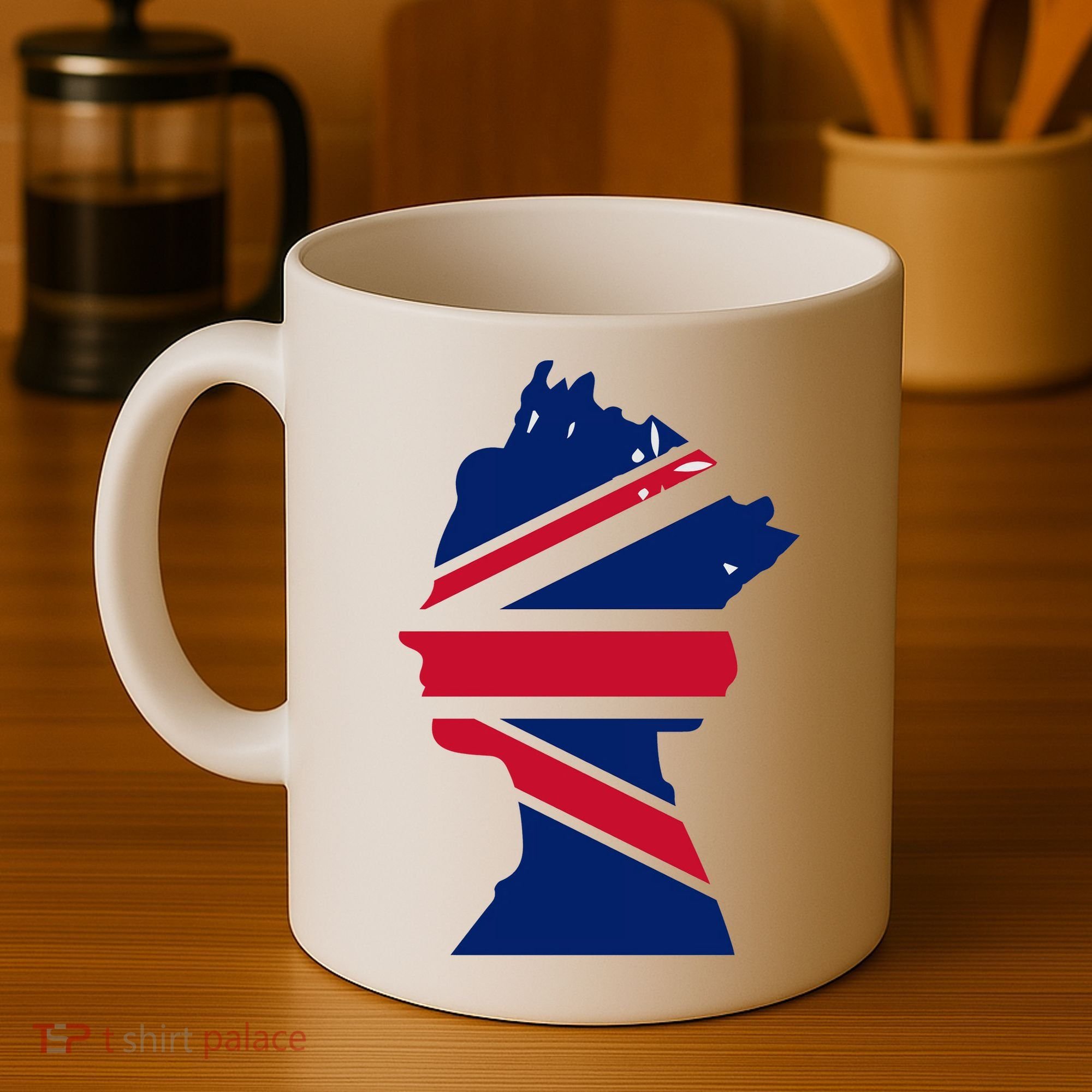 Queen Elizabeth Platinum Jubilee Celebration Queens 70th Anniversary Union Jack Coffee Mug
