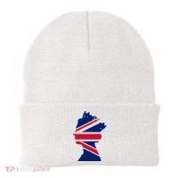 Queen Elizabeth Platinum Jubilee Celebration Queens 70th Anniversary Union Jack Beanie thumb 0