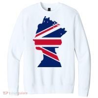 Queen Elizabeth Platinum Jubilee Celebration Queens 70th Anniversary Union Jack V.I.T. Fleece Crew Sweatshirt thumb 0