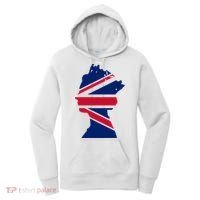 Queen Elizabeth Platinum Jubilee Celebration Queens 70th Anniversary Union Jack Women's Hoodie thumb 0