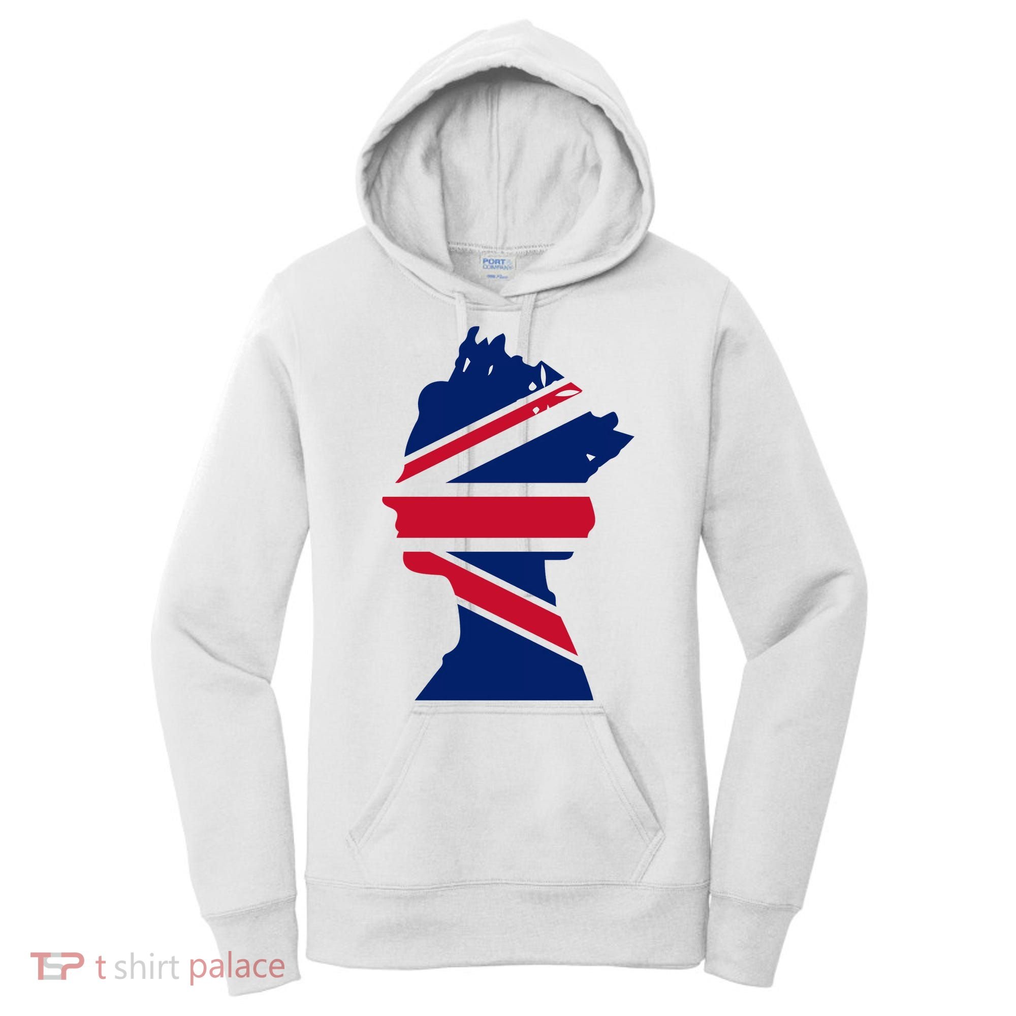 Queen Elizabeth Platinum Jubilee Celebration Queens 70th Anniversary Union Jack Women's Hoodie