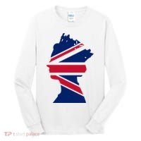 Queen Elizabeth Platinum Jubilee Celebration Queens 70th Anniversary Union Jack Tall Long Sleeve Shirt thumb 0