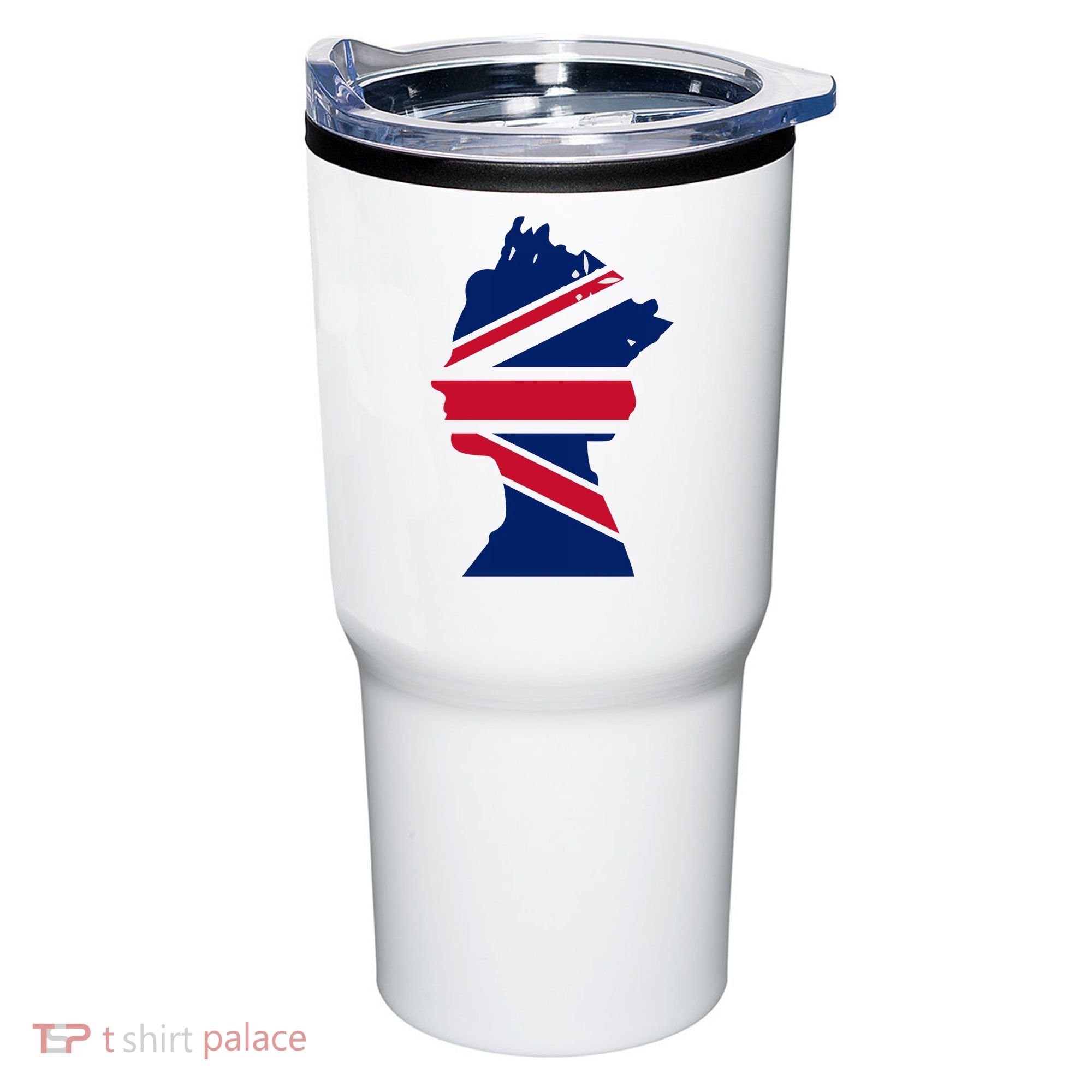Queen Elizabeth Platinum Jubilee Celebration Queens 70th Anniversary Union Jack Tumbler