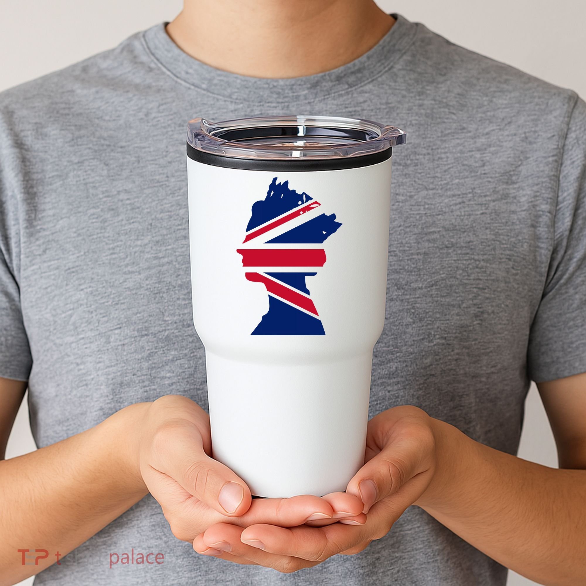 Queen Elizabeth Platinum Jubilee Celebration Queens 70th Anniversary Union Jack Tumbler