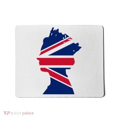 Queen Elizabeth Platinum Jubilee Celebration Queens 70th Anniversary Union Jack Mousepad