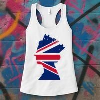 Queen Elizabeth Platinum Jubilee Celebration Queens 70th Anniversary Union Jack Women's Tank Top thumb 3