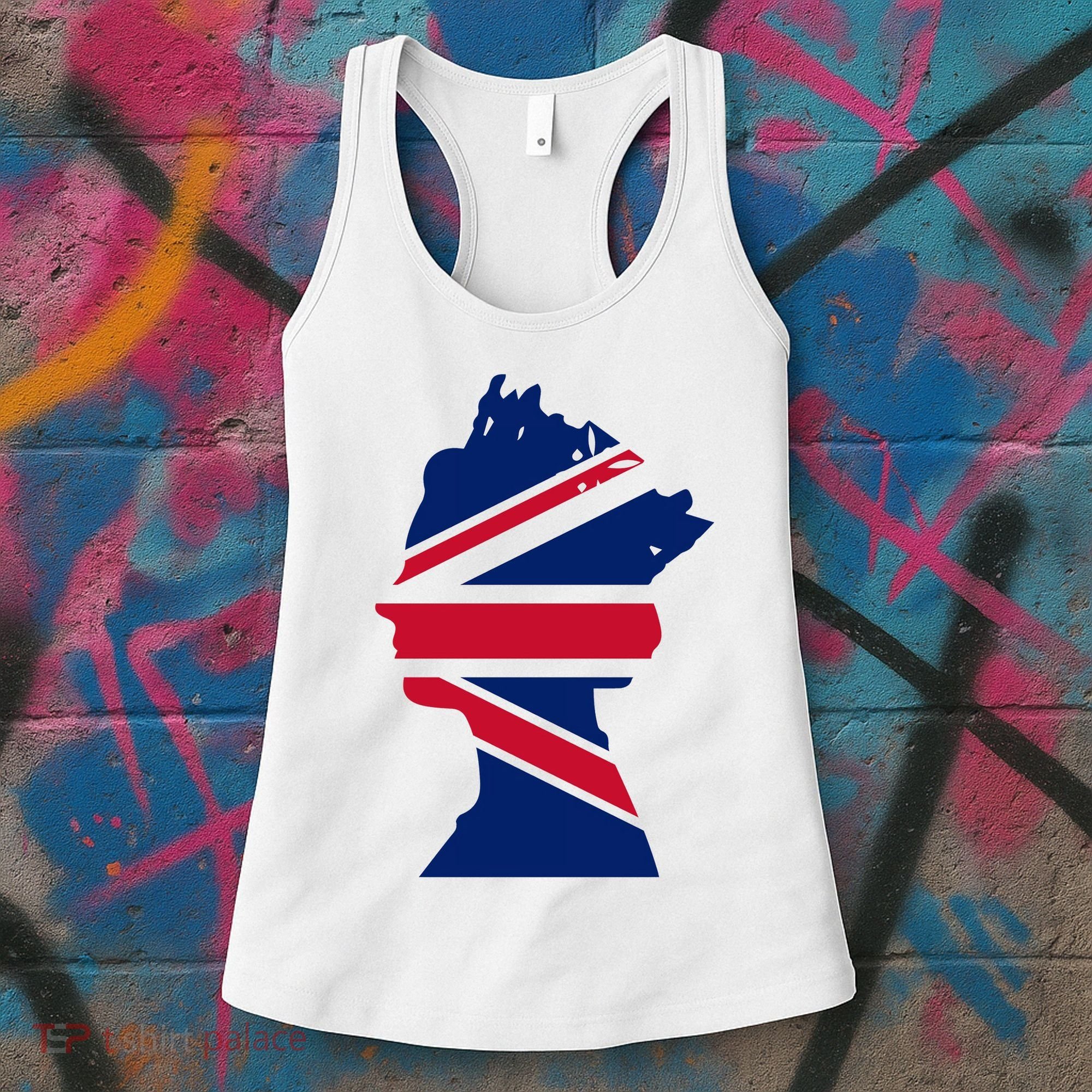 Queen Elizabeth Platinum Jubilee Celebration Queens 70th Anniversary Union Jack Women's Tank Top