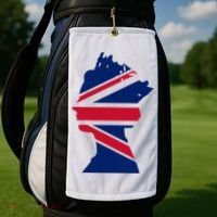 Queen Elizabeth Platinum Jubilee Celebration Queens 70th Anniversary Union Jack Golf Towel thumb 2