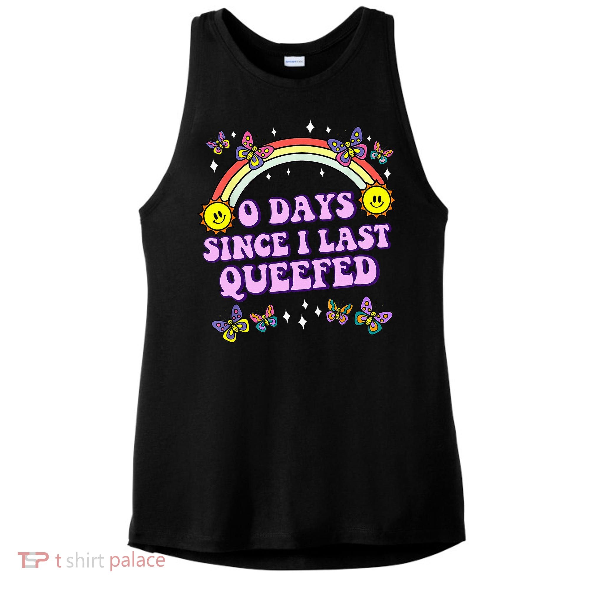 Queef Embarrassing Ladies PosiCharge Tri-Blend Wicking Tank