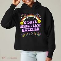 Queef Embarrassing Ladies Heavyweight Boxy Pullover Hoodie thumb 0