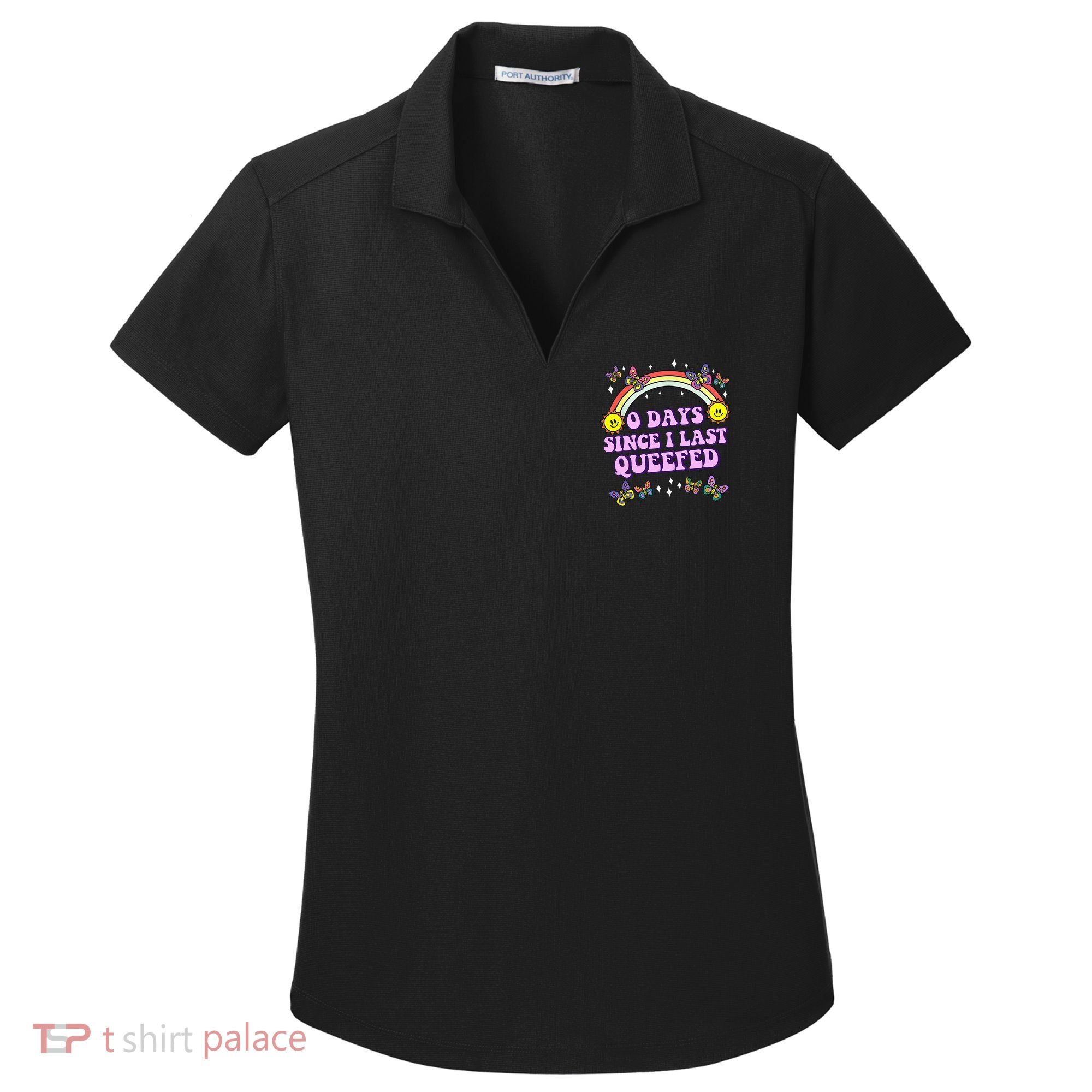 Queef Embarrassing Women's Dry Zone Grid Polo