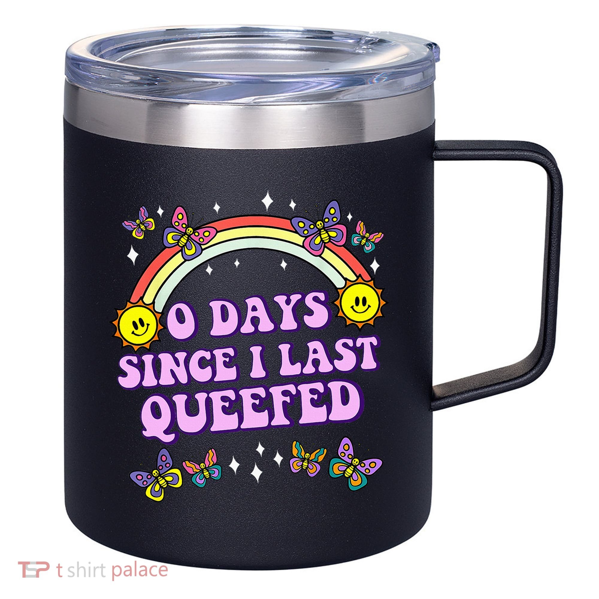 Queef Embarrassing 12oz Stainless Steel Coffee Mug