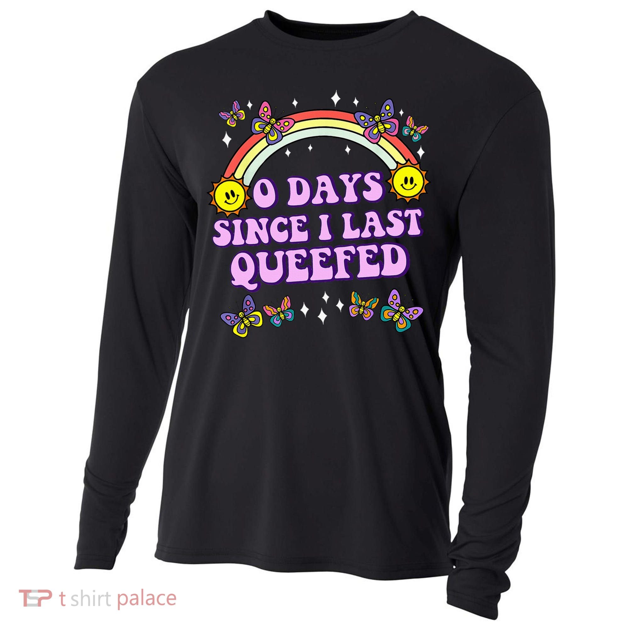 Queef Embarrassing Cooling Performance Long Sleeve Crew