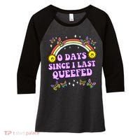 Queef Embarrassing Women's Tri-Blend 3/4-Sleeve Raglan Shirt thumb 0