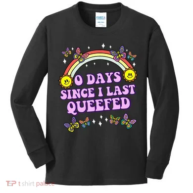 Queef Embarrassing Kids Long Sleeve Shirt