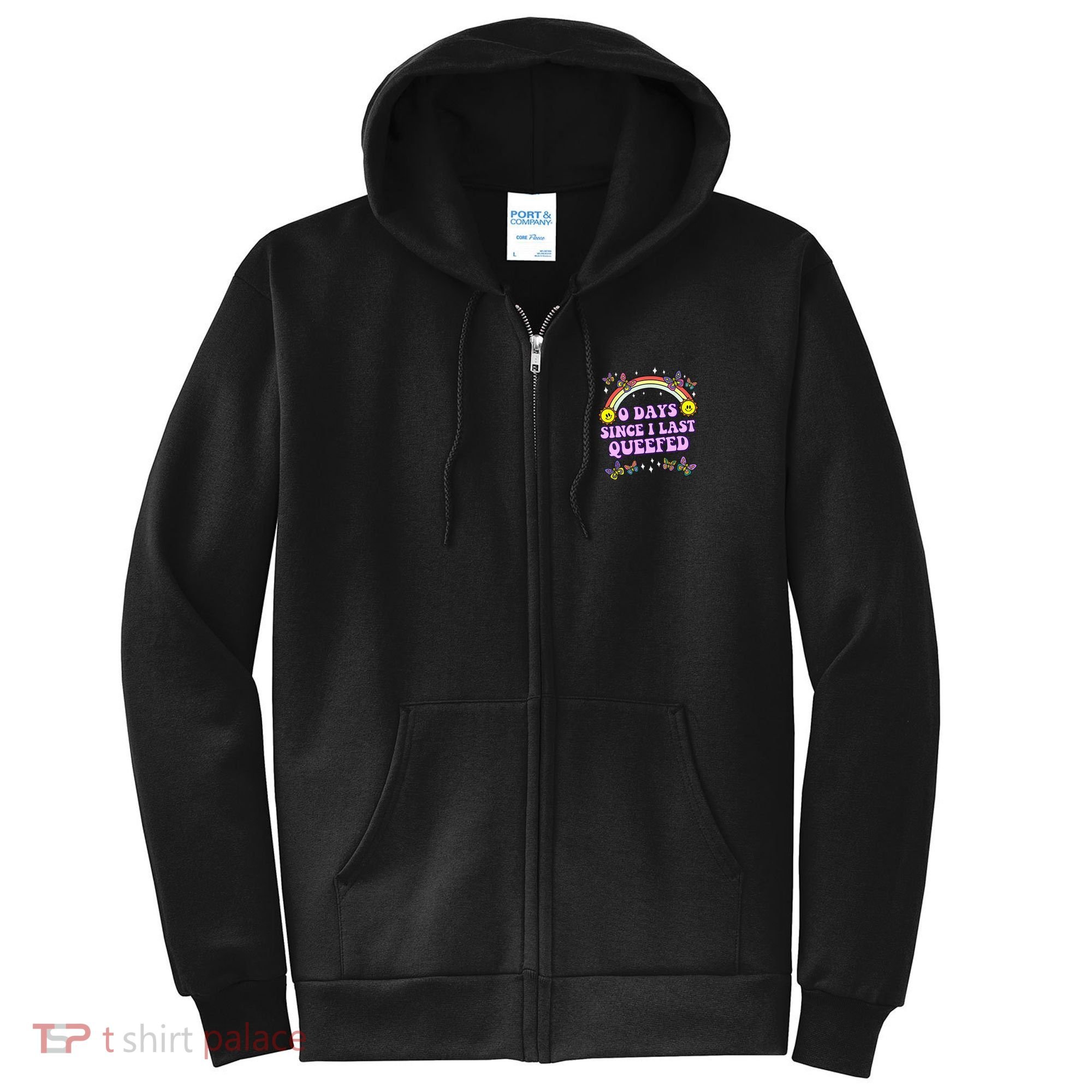 Queef Embarrassing Full Zip Hoodie