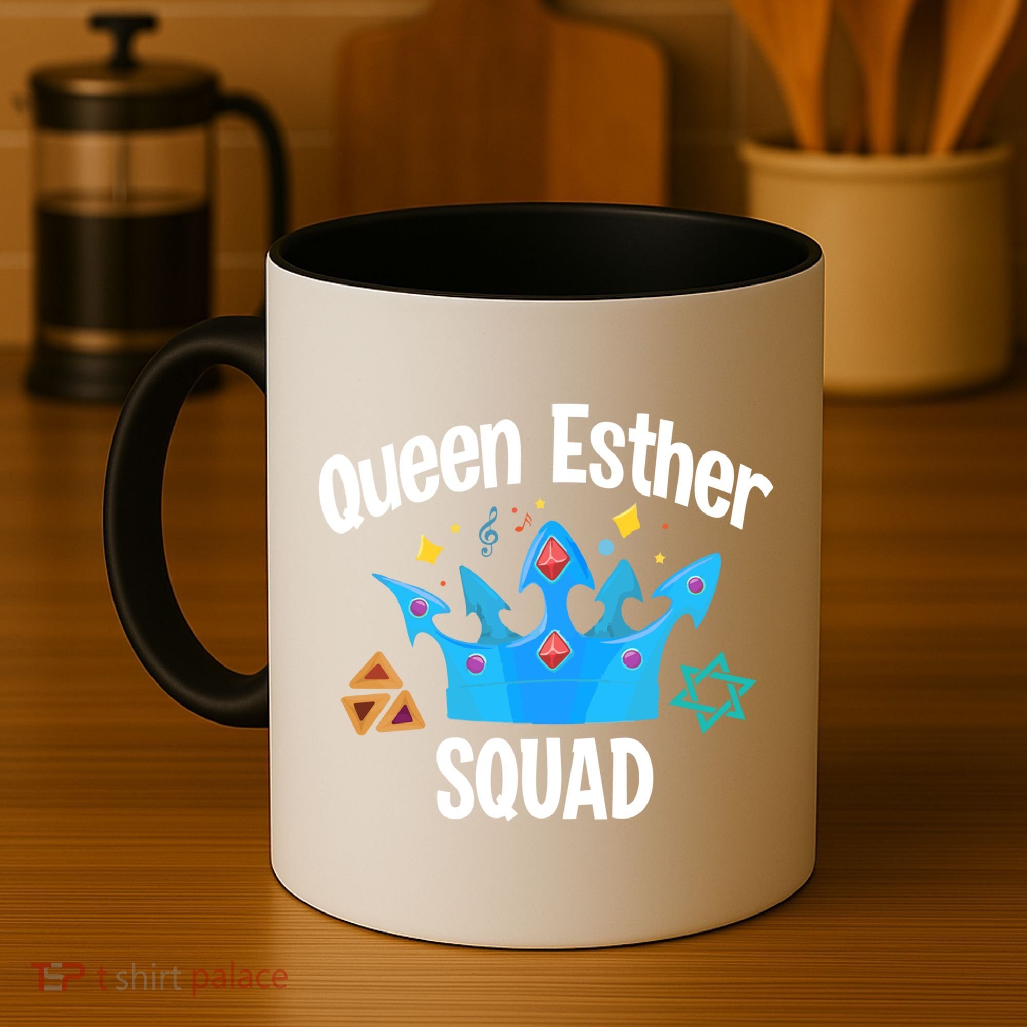 Queen Esther Squad Gift Funny Jewish Gift Purim Happy Costume Gift Coffee Mug