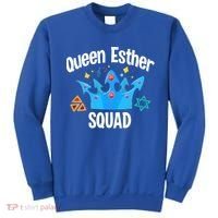 Queen Esther Squad Gift Funny Jewish Gift Purim Happy Costume Gift Sweatshirt thumb 0