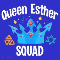 Queen Esther Squad Gift Funny Jewish Gift Purim Happy Costume Gift Sweatshirt thumb 3
