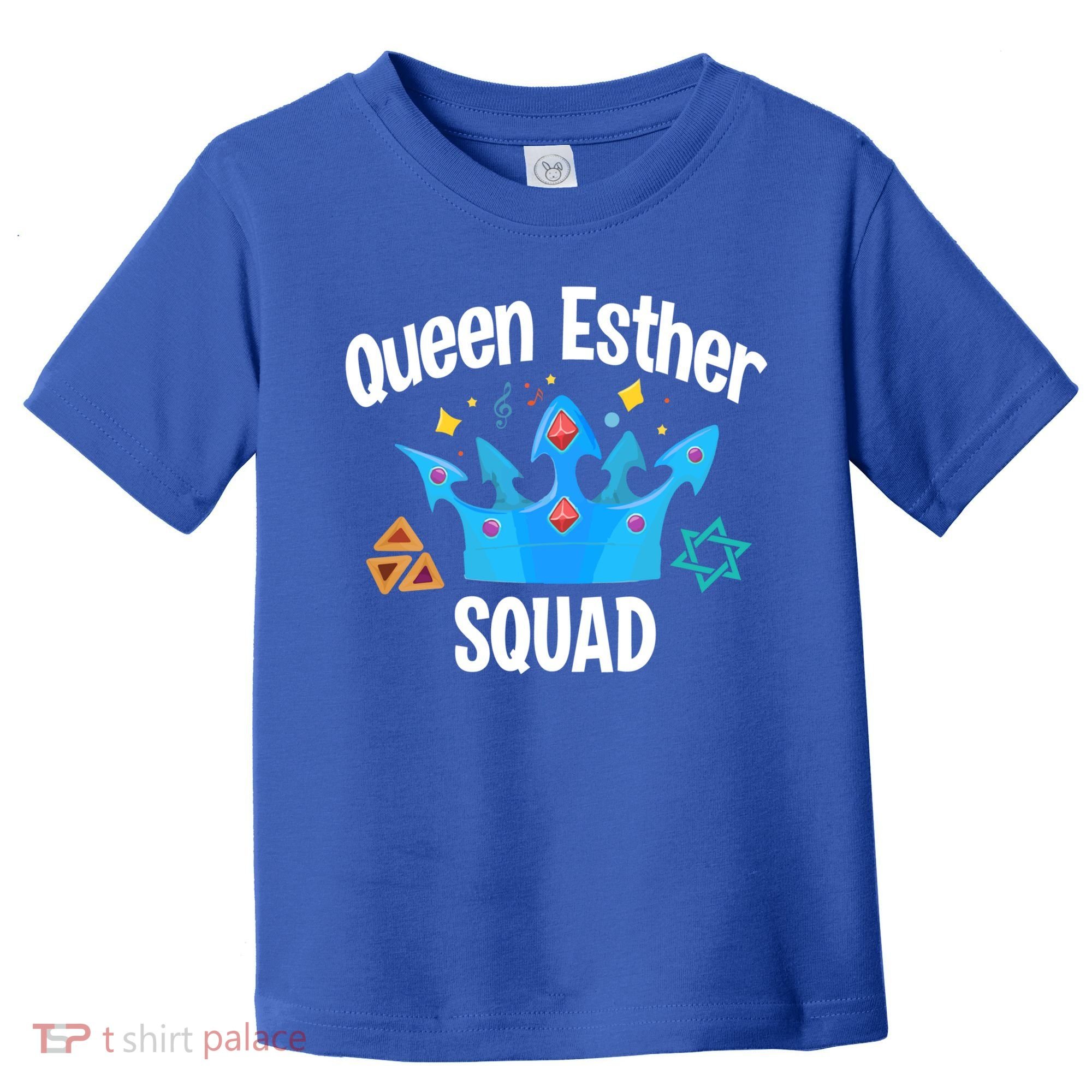 Queen Esther Squad Gift Funny Jewish Gift Purim Happy Costume Gift Toddler T-Shirt