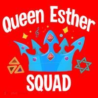 Queen Esther Squad Gift Funny Jewish Gift Purim Happy Costume Gift Santa Hat thumb 1
