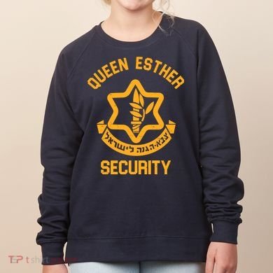 Queen Esther Security Purim Purim Funny Women's Sweatshirt