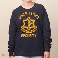 Queen Esther Security Purim Purim Funny Women's Sweatshirt thumb 0