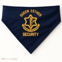 Queen Esther Security Purim Purim Funny USA-Made Doggie Bandana thumb 0