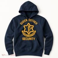 Queen Esther Security Purim Purim Funny Hoodie thumb 0