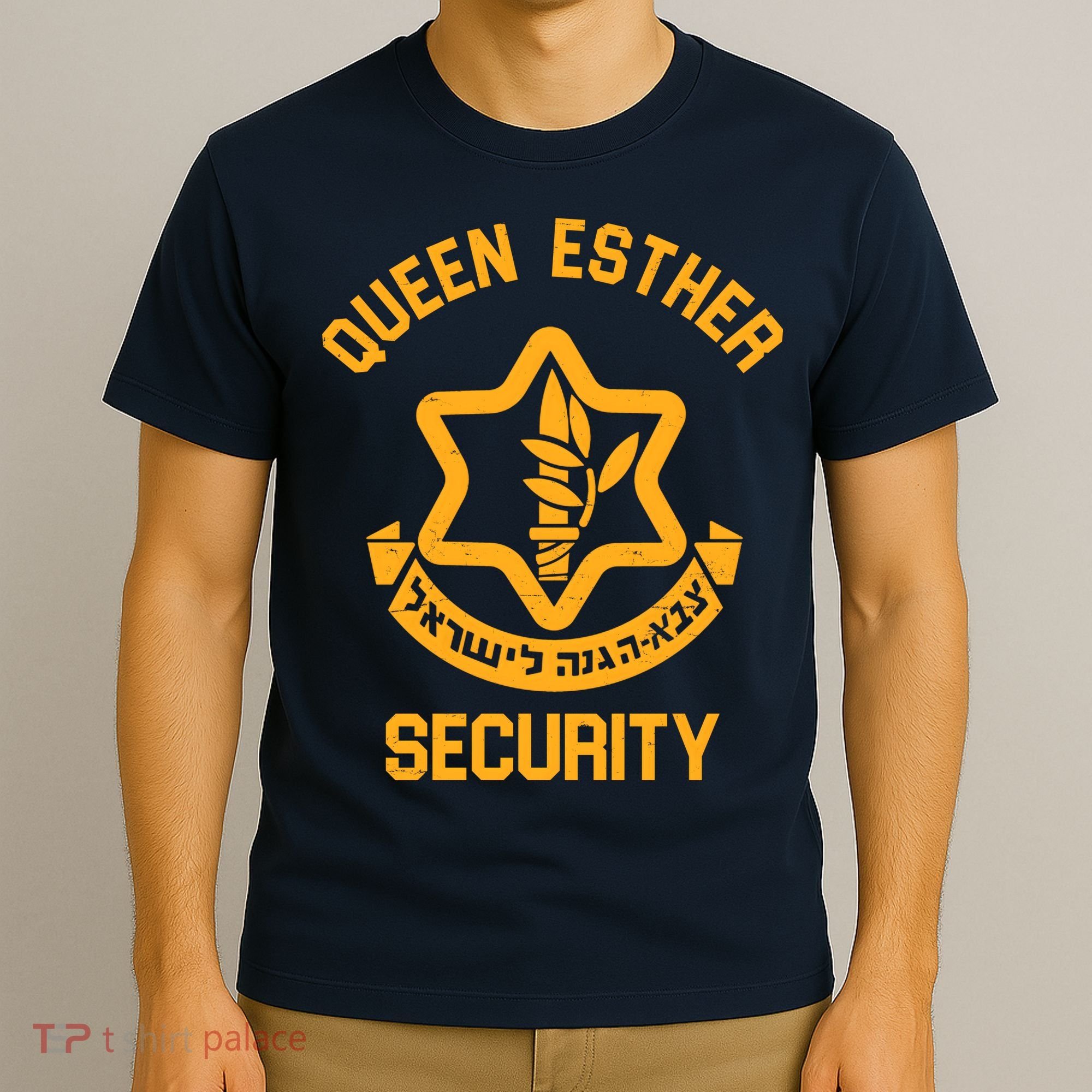 Queen Esther Security Purim Purim Funny T-Shirt