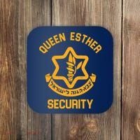 Queen Esther Security Purim Purim Funny Coaster thumb 0