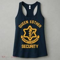 Queen Esther Security Purim Purim Funny Women's Tank Top thumb 3
