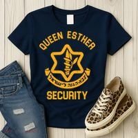 Queen Esther Security Purim Purim Funny Women's T-Shirt thumb 3