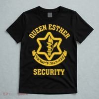 Queen Esther Security Funny Purim Costume Idf Tzahal Israel T-Shirt thumb 5