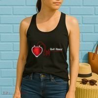 Quit Fibbin Atrial Fibrillation Funny medical Women's Tank Top thumb 2