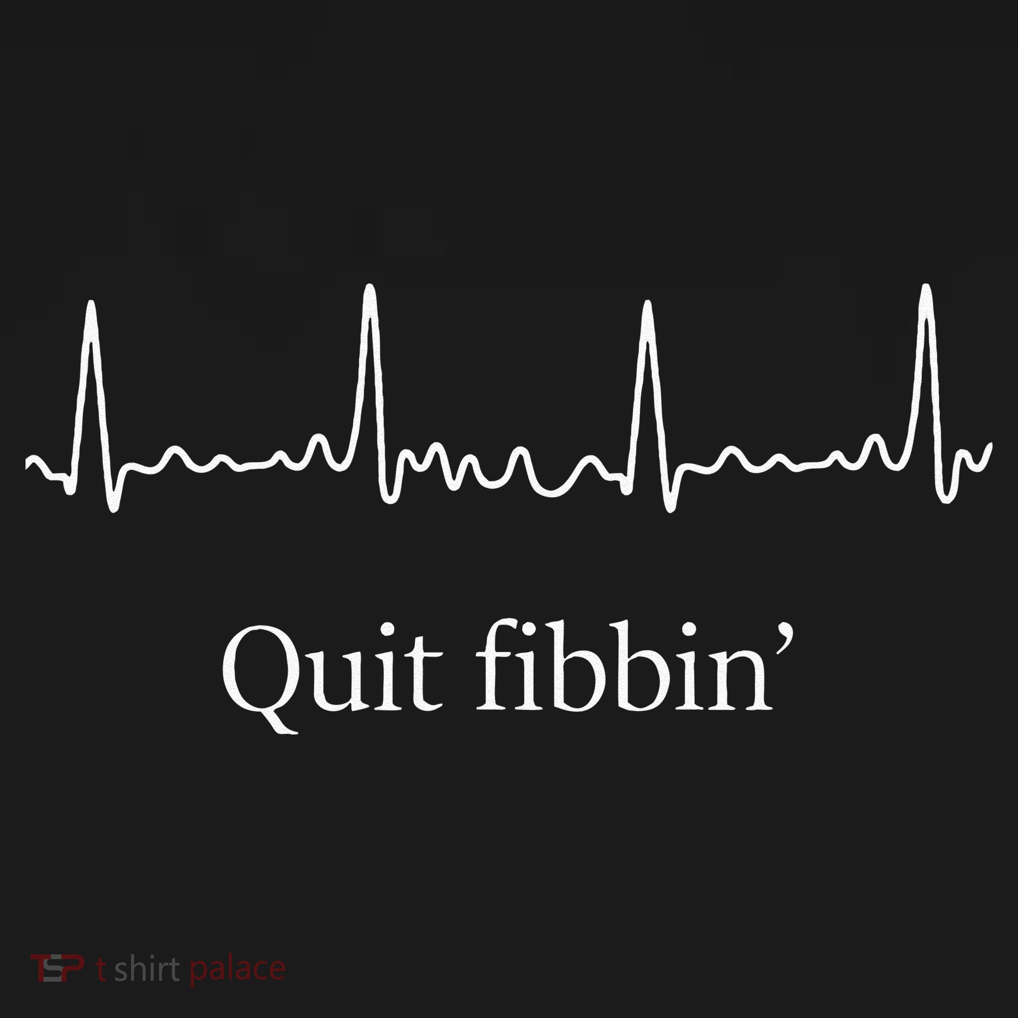Quit Fibbin Atrial Fibrillation Funny Medical Polo