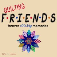 Quilting Friends Forever Stitching Memories Funny Quilting Tote Bag thumb 4