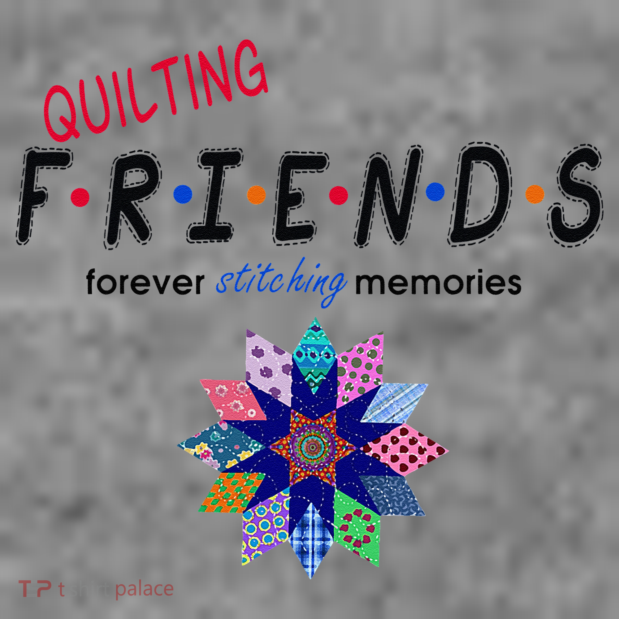 Quilting Friends Forever Stitching Memories Funny Quilting Toddler Hoodie
