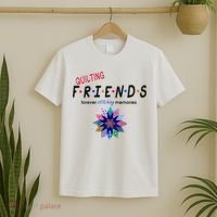 Quilting Friends Forever Stitching Memories Funny Quilting T-Shirt thumb 2