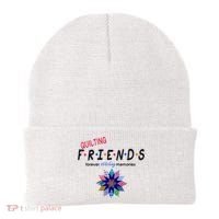 Quilting Friends Forever Stitching Memories Funny Quilting Beanie thumb 0
