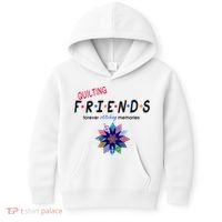 Quilting Friends Forever Stitching Memories Funny Quilting Kids Hoodie thumb 0