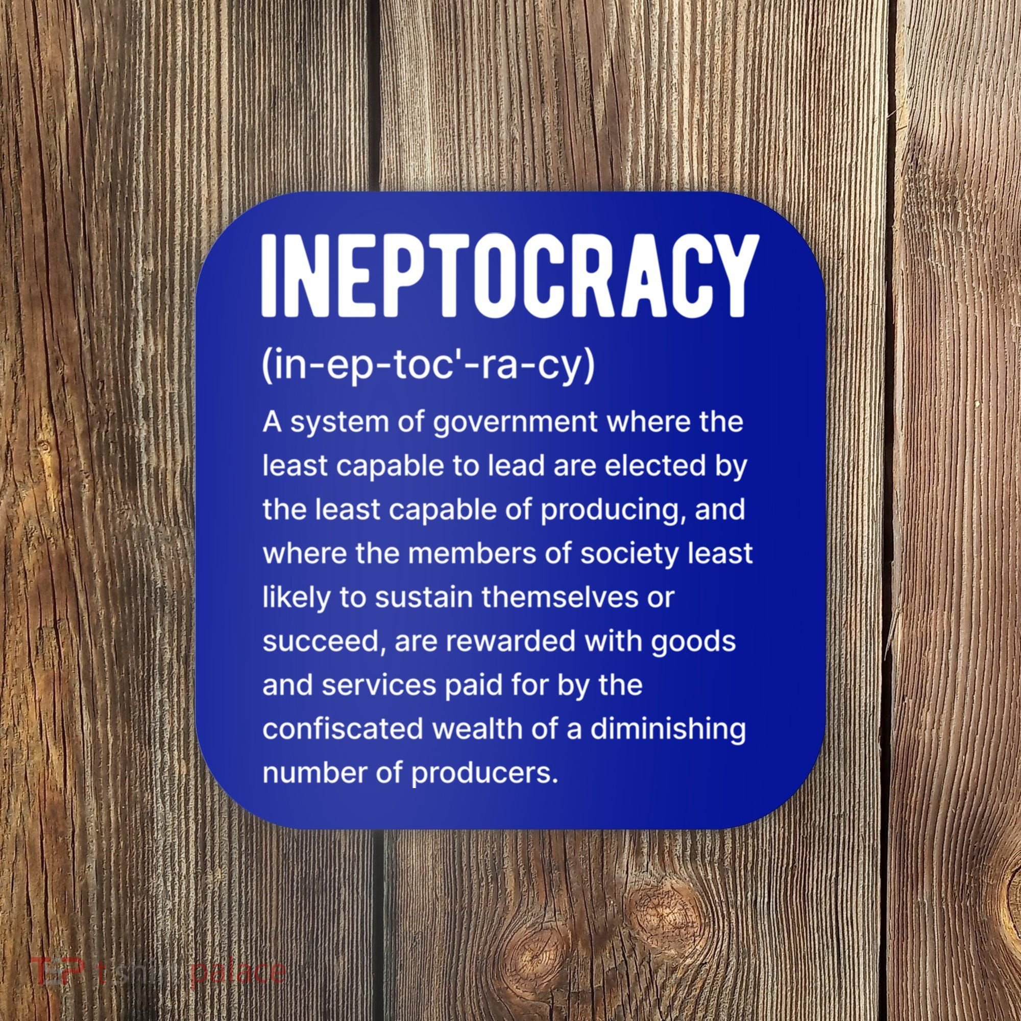 Quote Funny Political Gift Coaster